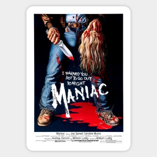 Maniac (1980) Sticker